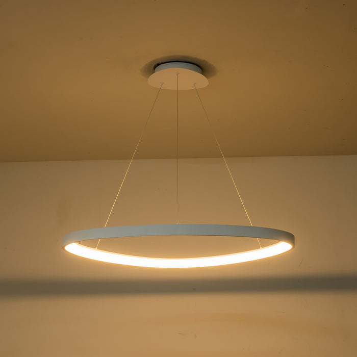 Modern Minimalist Aluminum Dimmable LED Pendant Light